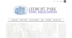 Desktop Screenshot of ledroitparkdc.org
